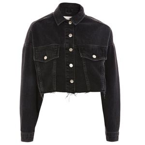 TOPSHOP CROPPED DENIM JACKET